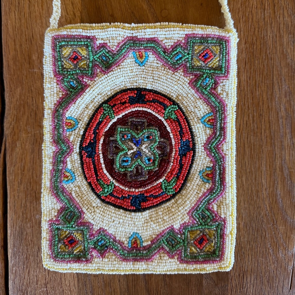 Beautiful Beaded Butterfly Mandala Purse